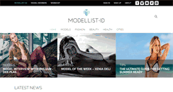 Desktop Screenshot of modellist-id.com